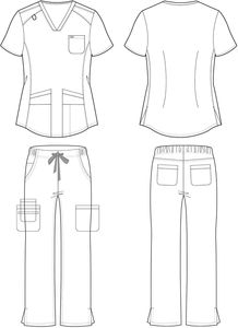 Tenue d'infirmière, uniforme de clinique en gros, ensemble de tenue d'infirmière, tenues d'infirmière pour médecins, uniformes d'hôpital pour médecins et infirmières, uniformes d'infirmière - Product Image 6