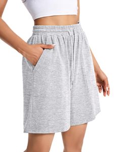 Short décontracté imprimé pour femmes Motif tropical Tissu léger avec poches élastiques à la taille Conçu pour les vacances Voyage Mode - Product Image 5