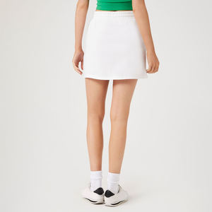 Womens High Waisted <b>Mini</b> Athletic <b>Skirt</b> Pleated Cotton Workout Gym <b>Skirt</b> Embroidery Rhinestone Decoration Plain Dyed Pockets - Product Image 2