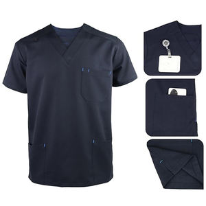 Uniforme médical pour hommes, haut et pantalon, vente en gros, tissu sergé polyester/rayonne, couture sans couture, fabrication OEM, très demandé - Product Image 1