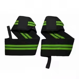Muñequeras transpirables de alto rendimiento para entrenamiento de gimnasia, correas de muñeca elásticas impresas con logotipo personalizado, servicio OEM - Product Image 6