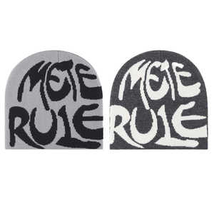 Bonnet surdimensionné tendance en tricot de mohair, logo personnalisé - Product Image 2