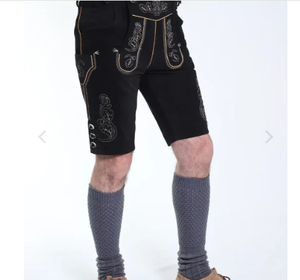 Lederhosen แบล็คฟอเรสต์ผู้ชายบาวาเรีย lederhosen ตามสั่งผลิตจากเยอรมัน - Product Image 3