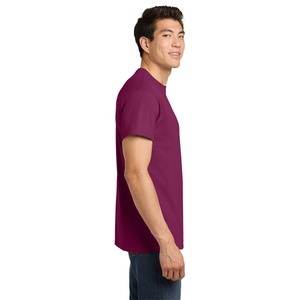 เสื้อยืดคอกลมแขนสั้นผ้าฝ้ายเนื้อนุ่มสำหรับผู้ชาย ราคาโรงงาน ผลิตเสื้อผ้าขายส่งแบบ OEM - Product Image 3