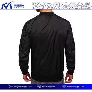 Chaqueta bomber personalizada para hombre, uniforme personalizado con cremallera, abrigo ligero a prueba de viento con logotipo para tripulación, personal o ropa de marca de equipo - Product Image 4