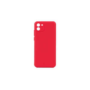 Étui de protection en silicone rouge de qualité supérieure pour Samsung Galaxy A03, coque fine au toucher doux avec cordon - Product Image 1