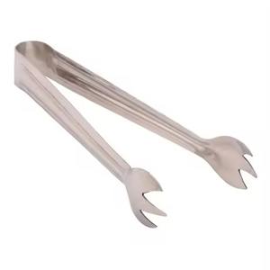 ที่คีบน้ำแข็งโลหะสำเร็จรูปมันวาวตัวหนีบอาหารที่คีบขนมทำจากสเตนเลสสตีลเครื่องมือในครัว - Product Image 3