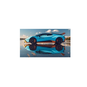 รถเปิดประทุน Lamborghini Aventador พร้อมดีไซน์แบบเปิดด้านบนและ V12. ที่มีแรงบันดาลใจอย่างเป็นธรรมชาติ - Product Image 6