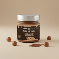 Pâte à tartiner aux noisettes fraîches en pot de verre 13% (200g) - Fabriqué en Italie