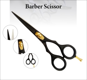 Chuyên Nghiệp Thợ Cắt Tóc Salon Làm Tóc Kéo Thép Không Gỉ Sắc Nét Cắt Dao Cạo Cạnh Cùn Lưỡi Tip Đa-Màu Sắc Vẻ Đẹp - Product Image 2