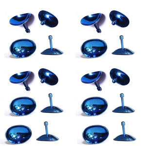 Nuevo Juego de Protectores Oculares Corneales, 20 Piezas, Acero Inoxidable, Reutilizables, para Procedimientos Oftálmicos - Product Image 1