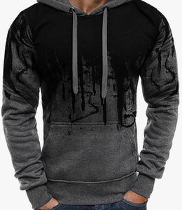 Sweat à capuche unisexe personnalisé, coupe régulière, uni, imprimé numérique, 100% coton, coupe-vent, livraison rapide, style hockey - Product Image 6