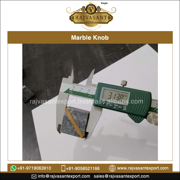 green marble cabinet handle