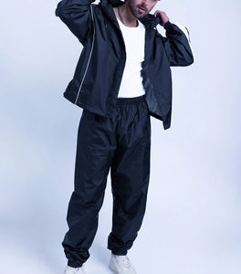 OEM Waterproof Lightweight Polyester Nylon <b>Men</b> Track Suit Set Outdoor Windbreaker Unique Design Tracksuits With Side Stripe - Product Image 6