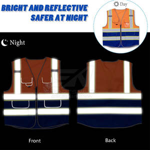 Gilet de travail Gilet de sécurité utilitaire Conçu pour la construction, la logistique et les travaux en extérieur Gilet de travail - Product Image 4