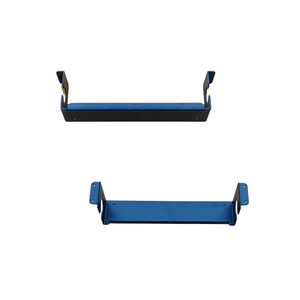 Support de montage personnalisé en acier courbé avec surface enduite de poudre et trous fendus pour armoire de commande ou support d'équipement - Product Image 5