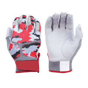 Best Grade Leather Baseball Batting Gloves Camo Printed Unique Style Waterproof Full Finger Eco-Friendly - Product Image 1