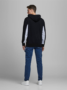 High Quality Men's Cotton Pullover Hoodie Quick Dry Breathable and <b>Thick</b> Fleece for Winter Design Wholesale Slim Fit Men Hoodie - Product Image 2