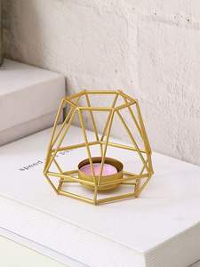 Bougeoirs à bougie chauffe-plat Cage idéaux pour la décoration de table Accents d'intérieur de maison Célébrations de vacances Dîner romantique et fêtes - Product Image 4