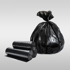 Sacs à nœuds en rouleaux en PEHD et PEBD, couleur CMJN, taille personnalisable, pour supermarché, poubelle, avec fermeture éclair, recyclables, gaufrés, usage professionnel et alimentaire - Product Image 3