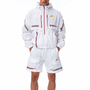 Conjunto de Dos Piezas Cortavientos para Hombre, Chaqueta Impermeable de Alta Calidad y Conjunto de Pantalones Cortos, Traje de Lluvia para Camping - Product Image 6