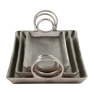 Elegant Aluminium Trays for <b>Vanity</b> <b>Tables</b> Premium Trays for Boutique Hotels Luxury Aluminium Trays for Holiday Gifts Artistic - Product Image 5