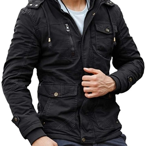 Veste universitaire pour homme de haute qualité en gros, couleurs et tailles personnalisées, position du logo sur le devant, imperméable, service OEM pour le printemps - Product Image 4