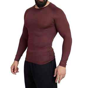 T-shirt de sport pour homme 2026, compression respirante, séchage rapide, haute élasticité, léger, en spandex/polyester, complet - Product Image 5