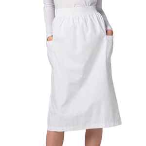 Falda Scrub para enfermeras, médicos, Hospital, uniforme \ logotipo personalizado, algodón, poliéster, faldas para uso médico - Product Image 1