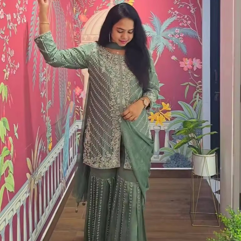 slim fit dress slacks Heavy Embroidered Waistcoat Portsmouth Virginia USA Men's Emerald Green  Waistcoats for Mehndi or Dholki – Shazia Yasin main image 0