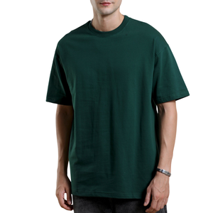 Venta al por mayor logotipo personalizado 100% algodón ligero de gran tamaño Drop-Shoulder hombres camiseta Premium camiseta en blanco para una personalización elegante - Product Image 2