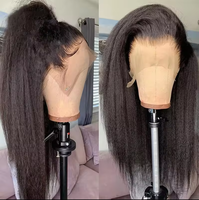 Extensions de cheveux humains vierges vendues par le fournisseur, perruques à closure 5x5 Kinky Straight Deep Wave, Super Double Drawn, Cheveux vietnamiens bruts bouclés Kinky
