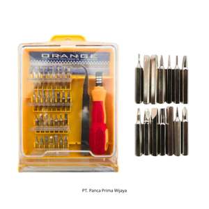 Jeu de tournevis de précision industriel de haute qualité DIY 31 en 1 |   Outil multifonction miniature en plastique finition chrome, 20 à 40 pièces, montre - Product Image 2