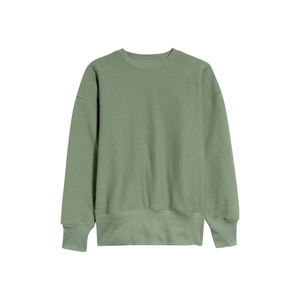 Crewneck Men's Cotton Fleece Oversized Sweats Drop Shoulder Hoodie <b>Vintage</b> Wash Streetwear Blank Distressed Oversized <b>Sweatshirt</b> - Product Image 1