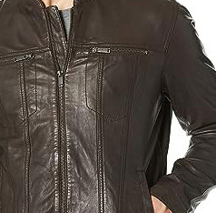 High Quality Men's Casual <b>Winter</b> <b>Leather</b> <b>Jacket</b> Zipper Closure Custom Waterproof Anti-Bacterial Customized Color Logo for - Product Image 5
