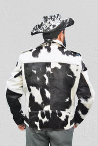 Chaquetas de piel de vaca natural personalizadas de alta calidad más populares para hombre, chaqueta de cuero superventas para hombre - Product Image 6
