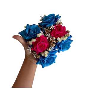 Ensemble de bracelets Gajra brillants pour mariée, vêtements de culture punjabi à la mode, meilleure qualité, bijoux en plastique faits à la main, ensemble de Gajra pour femmes - Product Image 1