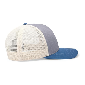 Sombrero de camionero de 6 paneles de alta calidad al por mayor, gorra trasera de malla de dos tonos personalizada, gorra estructurada ligera, gorras deportivas de fábrica de Vietnam - Product Image 3