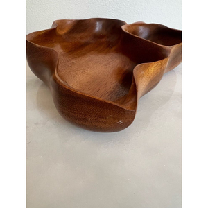 Vaisselle de qualité exclusive, plateau et plat de service pour desserts et en-cas, service de table en bois massif, idéal pour une salle à manger élégante - Product Image 2