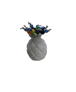 Imán de Cristal con Diseño de Ojo Turco, Forma Redonda, Diseño en Relieve, Tema Moderno de Estambul - Product Image 2