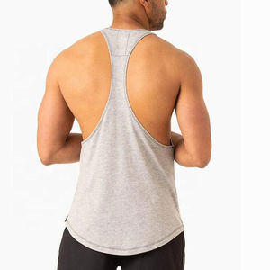 เสื้อกล้าม100% ซับเหงื่อผ้าฝ้ายเนื้อนุ่มน้ำหนักเบาเพาะกายฟิตเนสยิมฟิตเนสสำหรับผู้ชาย - Product Image 3