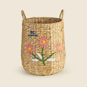 Paniers de stockage naturels pour salon, salle de bain, placard et bureau fabriqués à la main en gros - Product Image 1