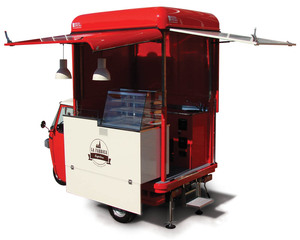 Piaggio Ape, Equipo Agrícola Móvil de Acero para Café y Alimentos, Superficie Galvanizada, Rodamientos de Bolas, Amarillo, Garantía de 3 Años, Carga de 200 kg - Product Image 6