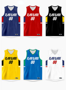 Conjunto de Uniforme de Baloncesto Reversible Sublimado de Cuerpo Completo, Personalizado, de Secado Rápido y Transpirable - Product Image 3