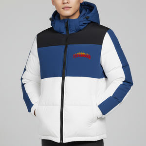 Nouvelle arrivée, veste bomber sur mesure à col montant, imperméable, respirante, doublée de laine, à capuche, mode masculine d'hiver, tendance - Product Image 1
