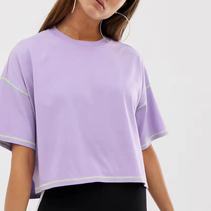 Camisetas Personalizadas para Mujer de Secado Rápido, Poliéster de Alta Calidad, Transpirables, de Manga Corta, Ecológicas, con Logotipo y Color Personalizados - Product Image 5