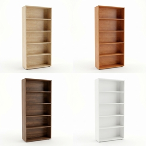 Color 5-Shelf Bookcase Modern <b>Storage</b> Unit for Home Office Use - Product Image 4