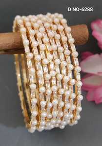 Polki <b>Bangles</b> for Women <b>Indian</b> Traditional Jewelry Metal <b>Bangles</b> for Bride - Product Image 3