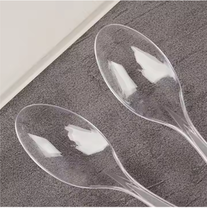 Cuillère en plastique de haute qualité échantillon gratuit jetable en plastique Ps Mini cuillère pour Camping Occasion marque HM - Product Image 6