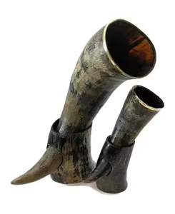 Cuerno vikingo hecho a mano personalizado al por mayor forma natural personalizada por artesanía creciente - Product Image 2